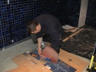 L'amenagement du sauna ... preparing the sauna room (Feb.-March 2009)
