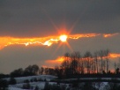 Un couché de soleil d'hiver ... a wintry sunset (6.3.2010)