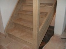 Les escaliers en chêne massif ... the solid oak stairs  (21.12.2007)