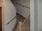 Les escaliers en chêne massif ... the solid oak stairs  (19.1.2008)